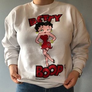 betty boop vintage sweatshirt